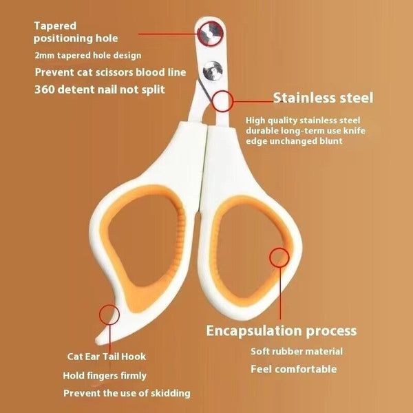 For Pet Nail Clippers Cat Kitten Bird Claw Clippers Small Dog Nail Trimmer NEW