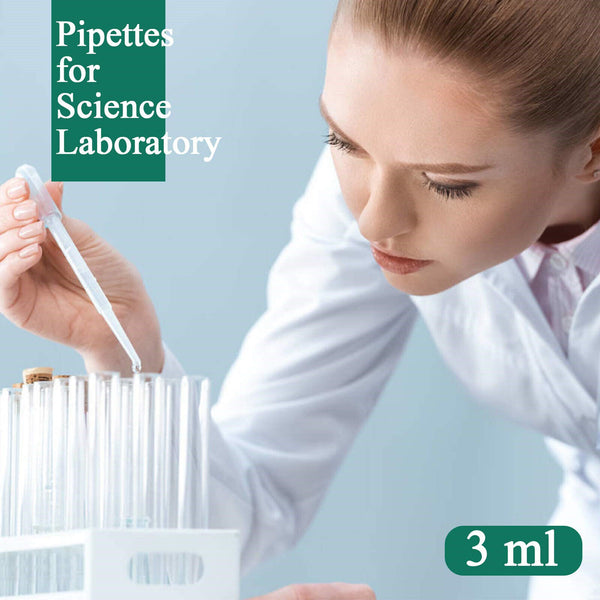 Plastic Pipettes Eye Dropper Disposable Graduated Transfer Liquid 3mL