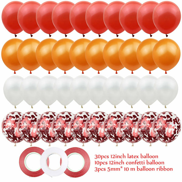 43pcs Confetti Latex Balloons Sets Balloon Birthday Wedding Party Decoration AU
