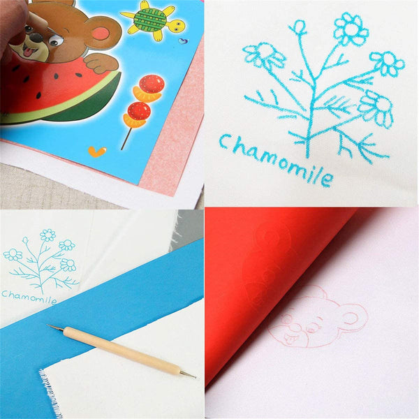 Carbon Paper Transfer Copy Graphite Tracing Wood Canvas Art Multicolor