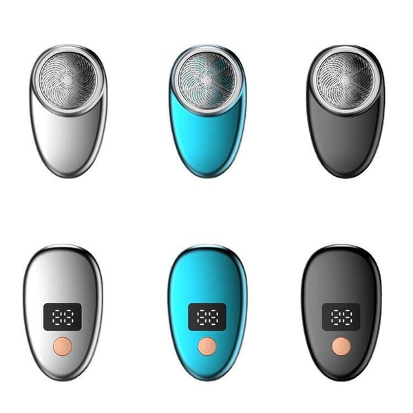 Mini Shave Electric Shaver Portable LCD Rechargeable Pocket Razor For Men