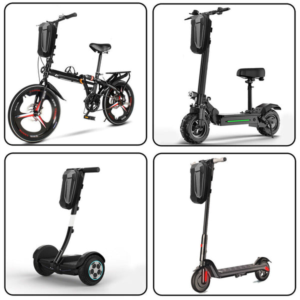 Scooter Front Bag Accessories Electric Scooter Bag Waterproof Storage Black
