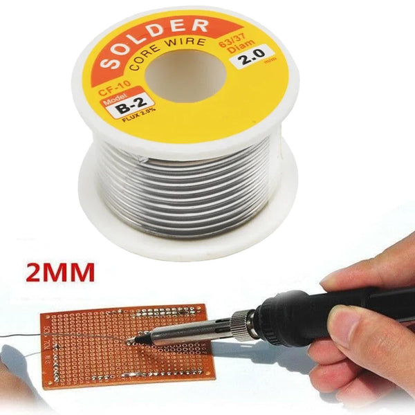 2.0mm Tin Lead Solder Wire Rosin Core Soldering Wire 2.0% Flux Reel 250/500G AUS
