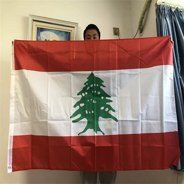 Lebanese Flag 4-Pack – Large 90x150cm Heavy Duty Outdoor Flag