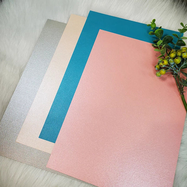 20 Sheets 250gsm A4 Pearlescent Paper Printable Craft Scrapbooking Cardstock AU