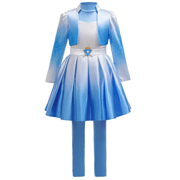 Descendants Chloe Charming outfit front flat lay with leggings