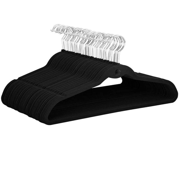 Non-Slip Velvet Coat Hangers Space Saving Clothing Hook Rack Shirt Bulk
