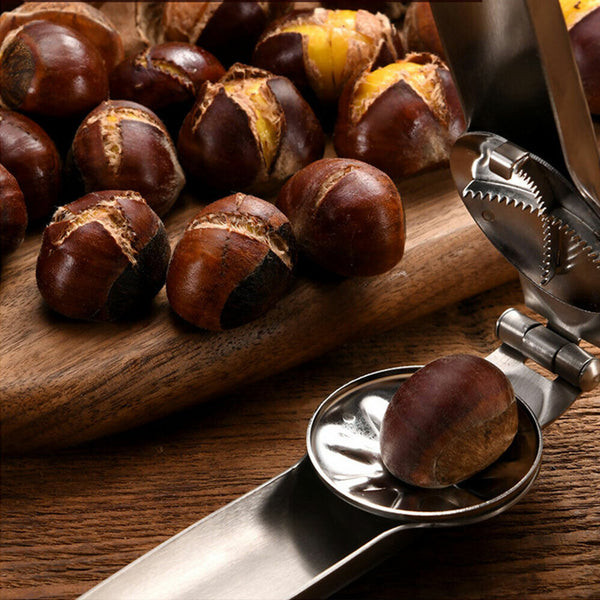 Chestnut Cutter Fast Opener Walnut Cracker Stainless Steel Pliers Nut