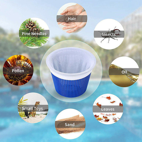 5-30PCS Swimming Pool Skimmer Socks Baskets Skimmers Net Filter Storage Bag AU