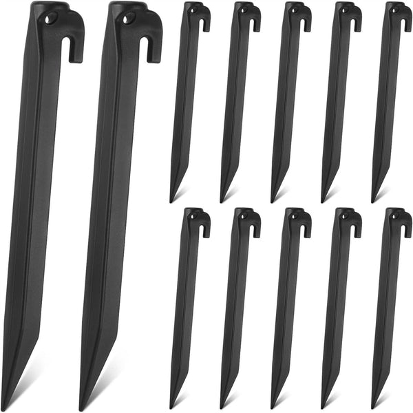 20pcs 30cm Heavy Duty Tent Canopy Camping Stakes Peg Ground Nail Sand Pegs