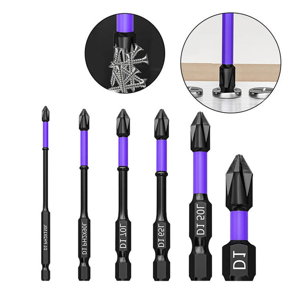 D1 Anti-Slip And Shock-Proof Bits Screwdriver Bits,High Hardness Strong Magnetic