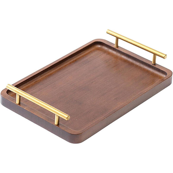 Rectangular Wooden Tea Tray Simple Household Serving Tray Kitchen Tea Tray AU