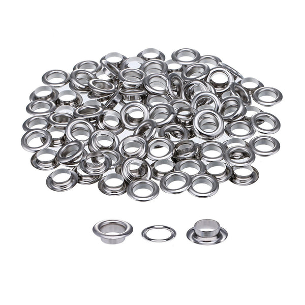 100 Sets Tarp Repair Kit 12mm Grommet Eyelet Punch Set Clothing  Leather Craft