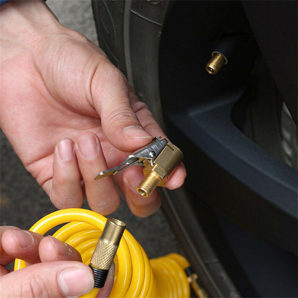 8mm Practical Inflator Pump Tire Air Chuck Car Tyre Wheel Connector Adapter 2pcs