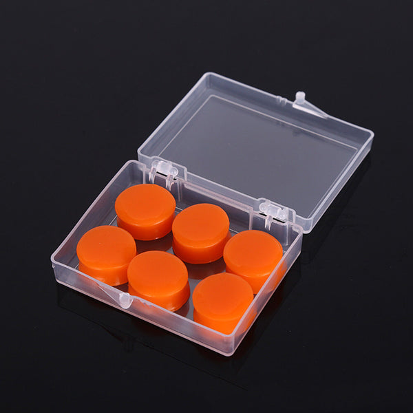 3 Pairs Soft Silicone Ear Plugs Comfortable Adjustable Sleep Anti Snore Moldable