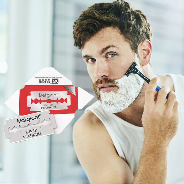 Double Edge Razor Blades – Platinum Ultra-Sharp Safety Razor Blades