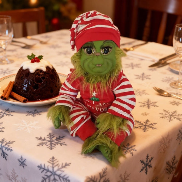 2026 Christmas Grinch Doll Baby Stuffed Plush Toy Xmas Kids Gift Home Decor AU