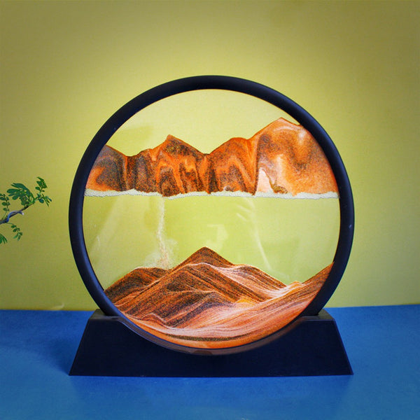 Moving Sand Art Sandscapes 3D Deep Sea Display Dynamic Flowing Picture Motion
