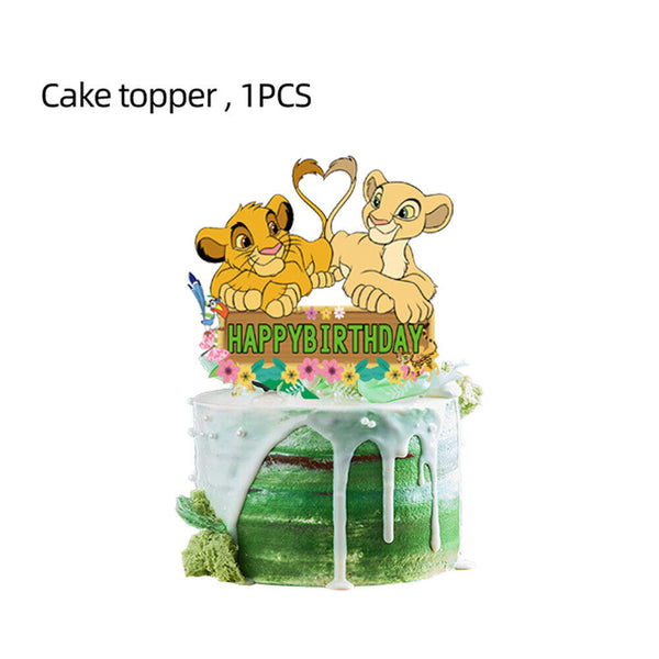 Lion King Tableware Party Supplies Kids Birthday Decoration