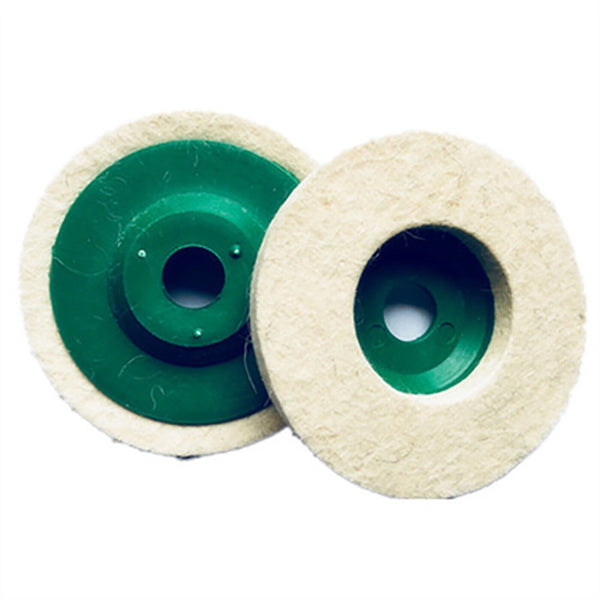 4pcs 5inch Wool Buffing Grinder Wheel Felt Polishing Disc Pad Set Tool 125mm AU