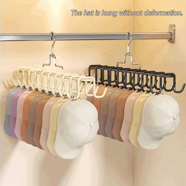 20-Hook Metal Closet Organizer Hanger | Space-Saving Camisole Bra Scarf Holder