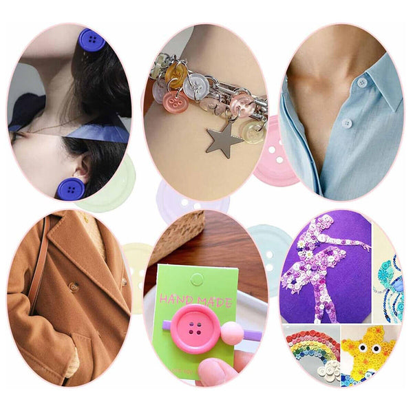 Silicone Button Shape Resin Mold Epoxy Jewelry Making Mould DIY Craft Cake Decor