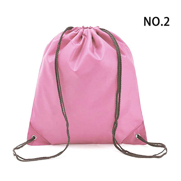 2024 Unisex Gym Bag Drawstring Backpack Nylon Waterproof Sports Sack Swim Bag