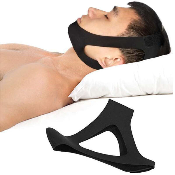 New Stop Snoring Chin Strap Anti Snore Sleep Apnea Belt Device Solutions Jaw AU
