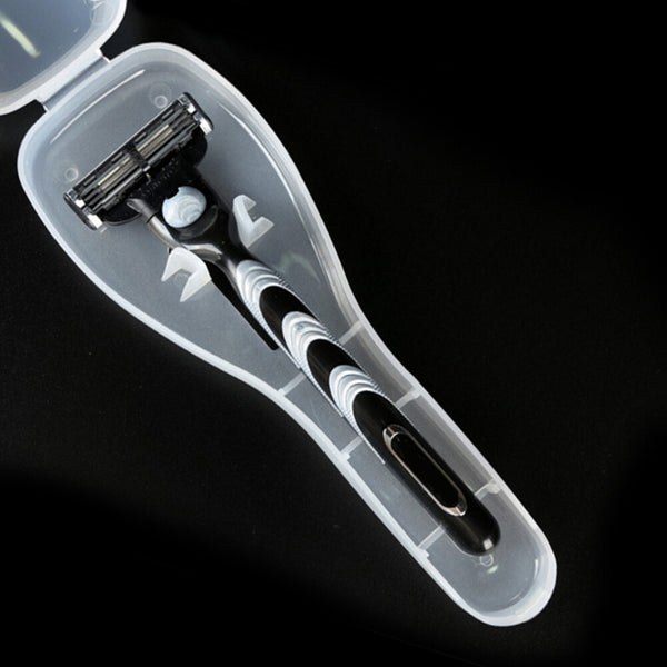 Transparent Razor Travel Case – Dustproof Razor Storage Box