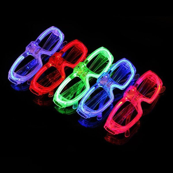 5Pcs LED Light Up Glasses Glow Party Glasses for Festival Rave Night Events AU