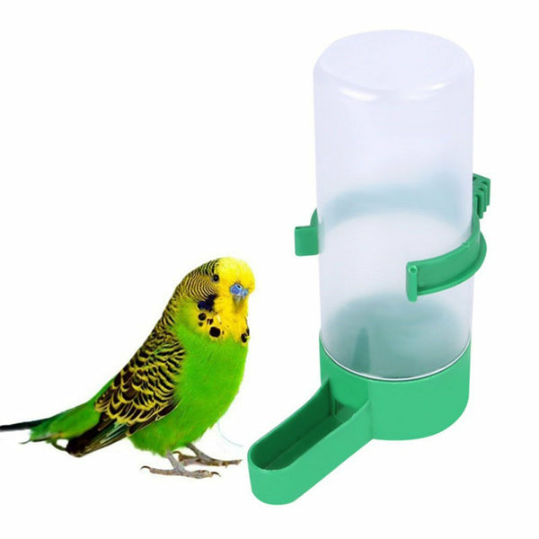 8PCS Pet Drinker Food Feeder Water Dispenser Clip For Cage Bird Parrot Cockatiel