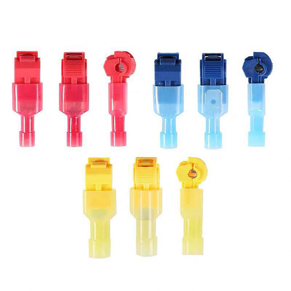 60pcs T-Tap Electrical Wire Crimp Terminals Quick Splice Cable Connectors Kit AU