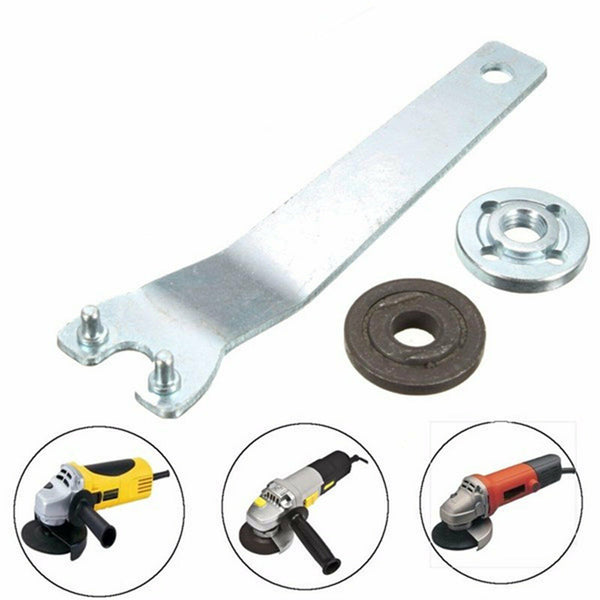 1X Flange Spanner Angle Grinder For Universal Grinder Lock Nut Wrench Pin Tool