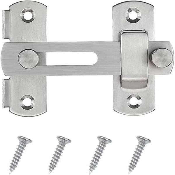 UP 10X Stainless Steel Gate Latches Flip Latch Bolt Latch Lock for Safety Door A