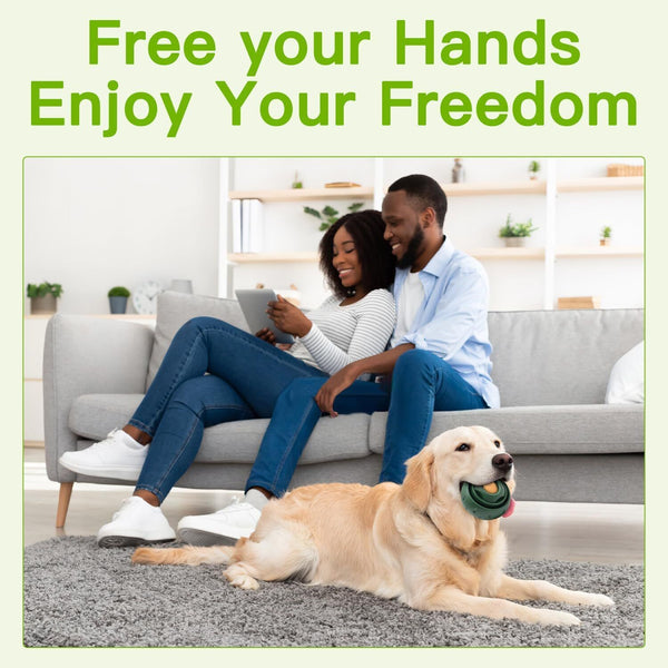 Dog Feeding Toy Woof Long-Lasting Dog Toy with Treat Tray Mold Pet Pupsicle Up