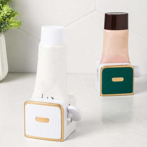 6PCS Toothpaste Squeezer Bathroom Tube Dispenser Se6 Pack Toothpaste Squeezer Rollers – Bathroom Tube Dispenser Holders for Toothpaste, Cream and Gel Tubesat Easy Stand Rolling Holder