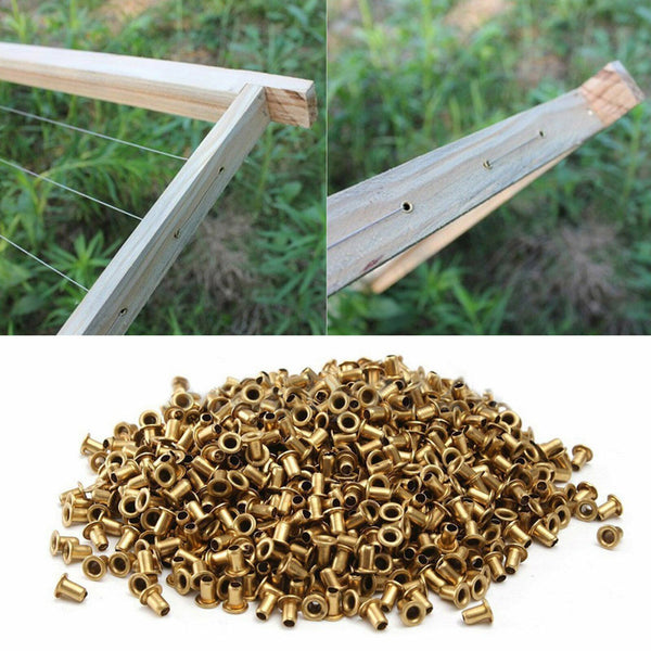 10000pcs Brass Eyelets For Beekeeping Timber Frames Beehive Wooden Frame Eyelet
