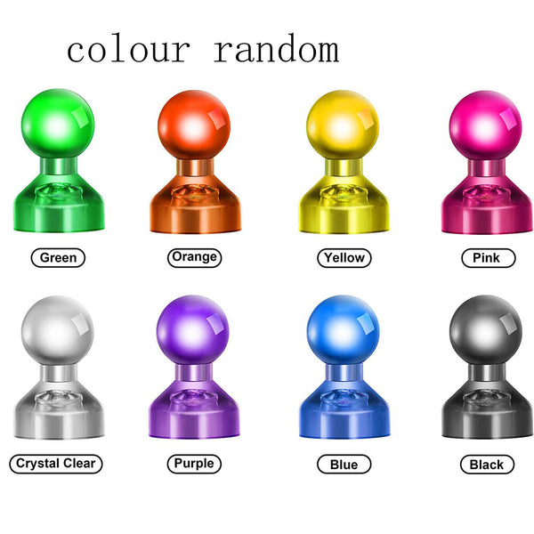 200PCS Magnets Push Pin Thumbtacks Magnets Fridge Whiteboard Magnets Office Tool