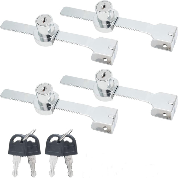 8X Sliding Window Glass Cabinet Lock Glass Door Lock Cabinet Display With Key AU