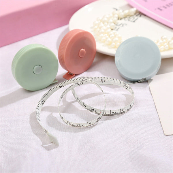 1.5m Retractable Body Measuring Soft Ruler Sewing Cloth Tailor Tape Measure AUS