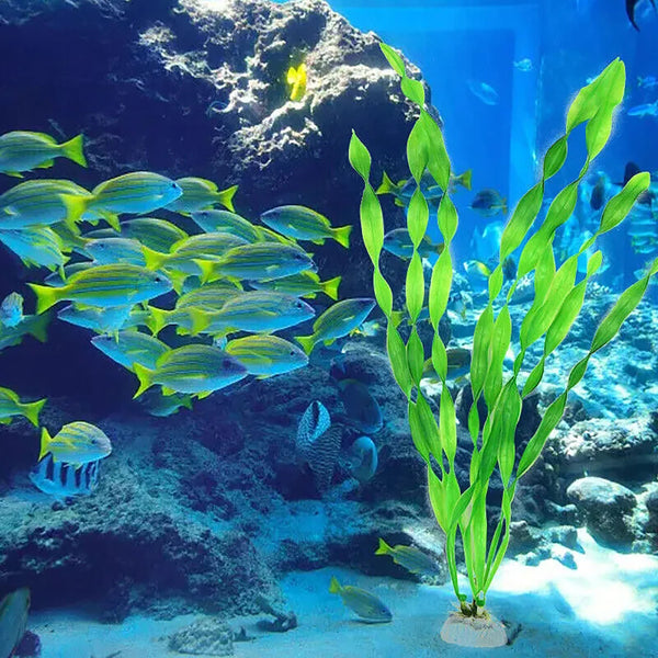 10/20PCS Artificial Plastic Water Grass Plants Fish Tank Decor Aquarium Ornament