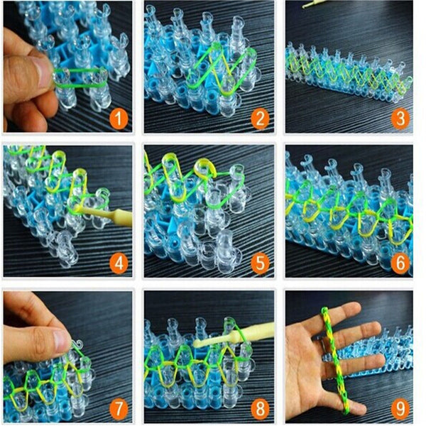 Loom Band Board Replacement DIY Kids Crafts Loom Tool Quality Knitting Loom Set