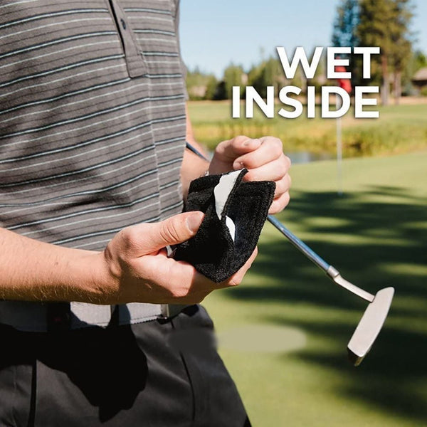 Pouch Golf Towel Pocket Microfiber Golf Bag Durable Golf Ball Towel Women