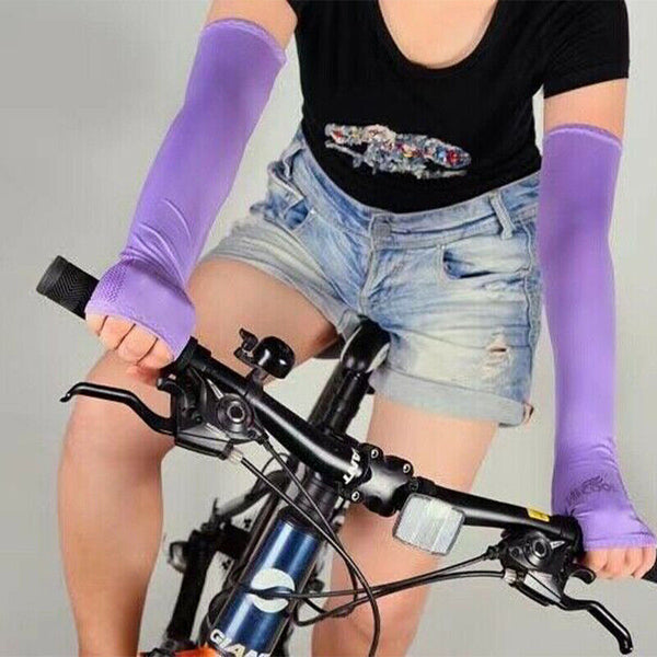 3 Pairs Cooling Sport Arm Stretch Sleeves Sun UV Protection Covers Cycling Golf
