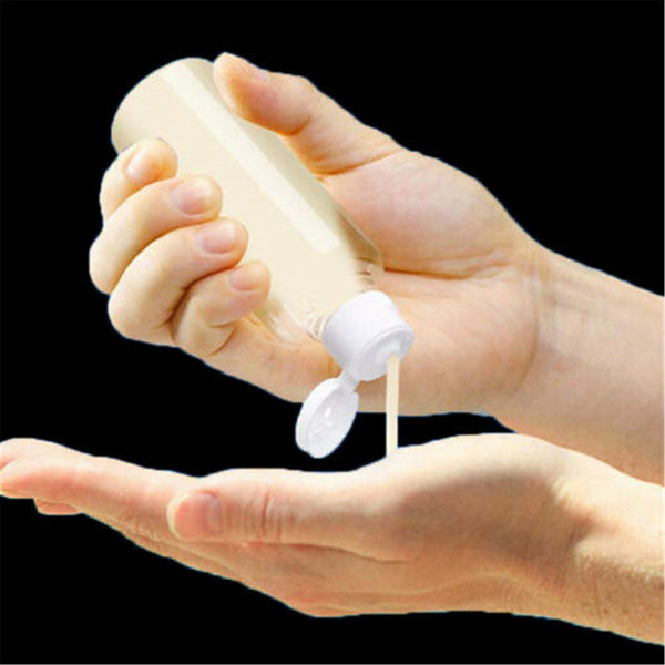 20X 100ML Clear Plastic Empty Squeeze Bottle Flip Cap Liquid Squeeze Soft Bottle