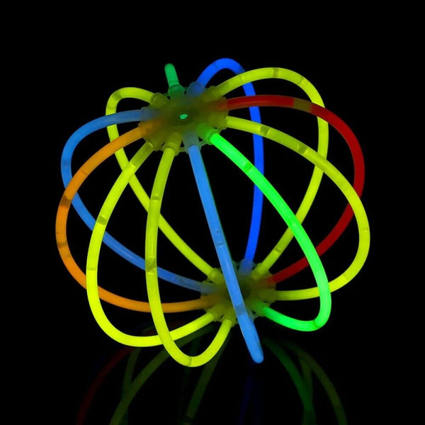 232X Mix Colour Glow Sticks Bracelets Glowsticks Set Bundle Glow In The DarK AUS