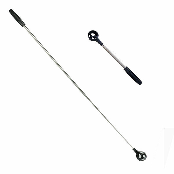 2M Scoop Pick Up Telescopic Golf Ball Retriever Stainless Steel Saver Shaft Tool