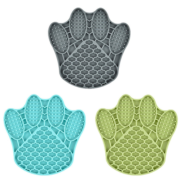 Dog Bath Training Lick Pad Slow Feeder Pet Mat Shower Grooming AU