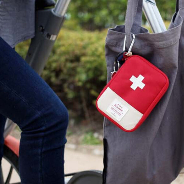 Mini First Aid Kit Travel Outdoor Emergency Survival Case Treatment Medical Bag