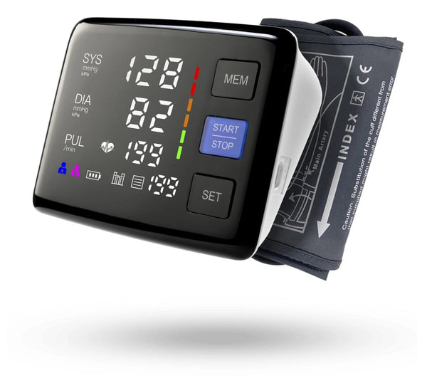 For Home Blood Pressure Monitor Heart Rate BP Machine Sphygmomanometer Upper Arm